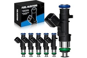 SZKAIDAG Upgraded Fuel Injectors 0280158028 Fits For:-Dodge 2006 2010 Charger Challenger Grand Caravan Magnum Nitro Stratus, For:-Chrysler 300 Pacifica Sebring 2.7L/3.5L/4.0L/5.7L (6 Pcs ALL-NEW)