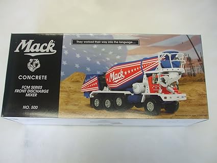 front discharge concrete truck toy