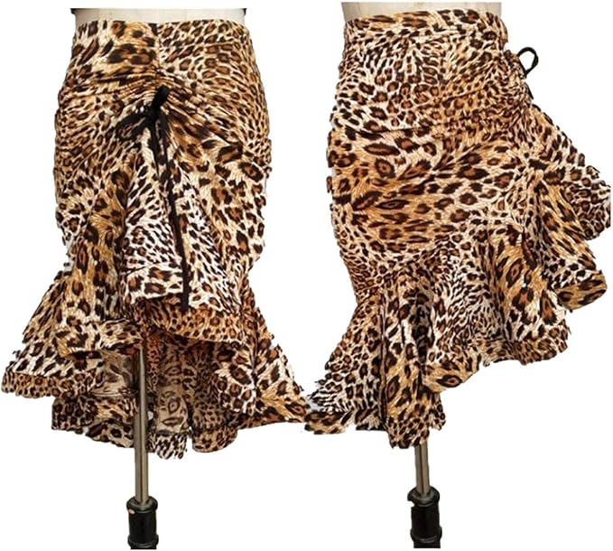 Skirts 2020 Leopard Print Women Classic Latin Dance Costumes