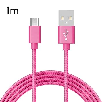 TheSmartGuard - Micro USB Kabel/Ladekabel [2.1 A] Nylon Mantel kompatibel mit Samsung, Sony, HTC, Nokia, Google, Huawei, XIAO
