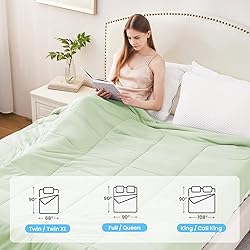 HYLEORY Cooling Comforter King Size - Summer