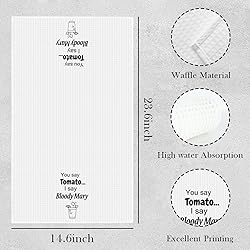 Funny Kitchen Towels Adult Humor You Say Tomato I
