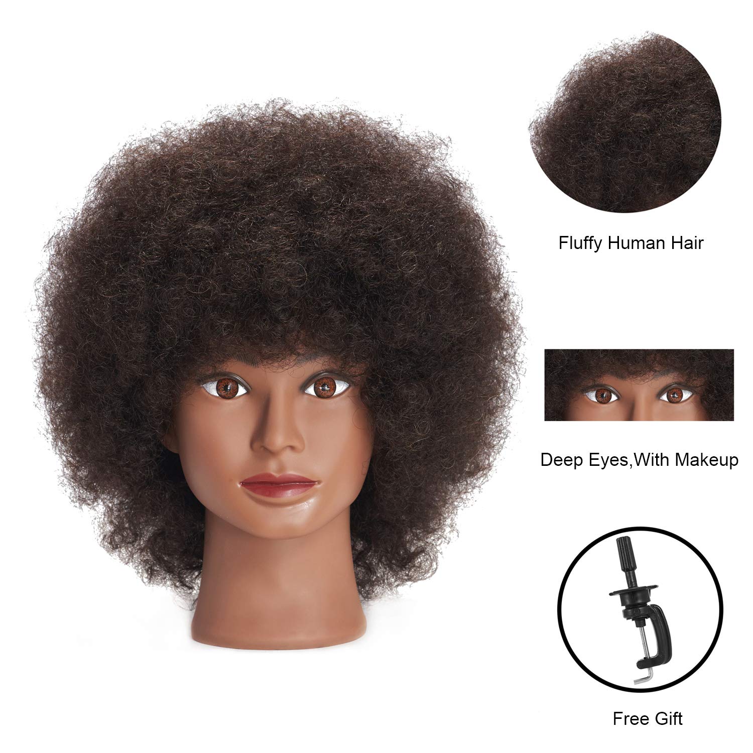 afro mannequin head