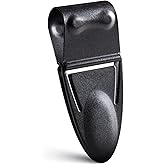 Mini Geneva Black Matte MoneyClamp®, The Only Money Clip that Never Loses Its Grip, Forever Warranty