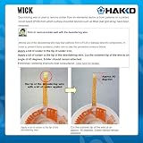 Hakko FR150-84 No Clean Desolder Braid Wick 2.0mm 1.5m Copper Wire view 6