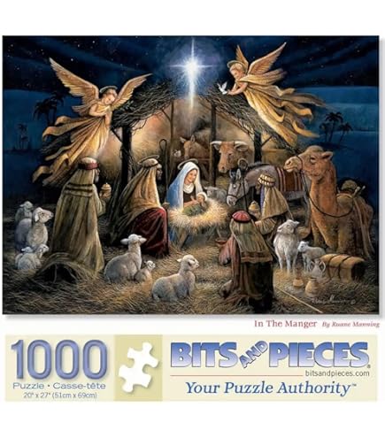 1000 Teile Puzzle 'Neighborhood Nativity' – Weihnachtsmotiv, Fertig 76 X 61 Cm