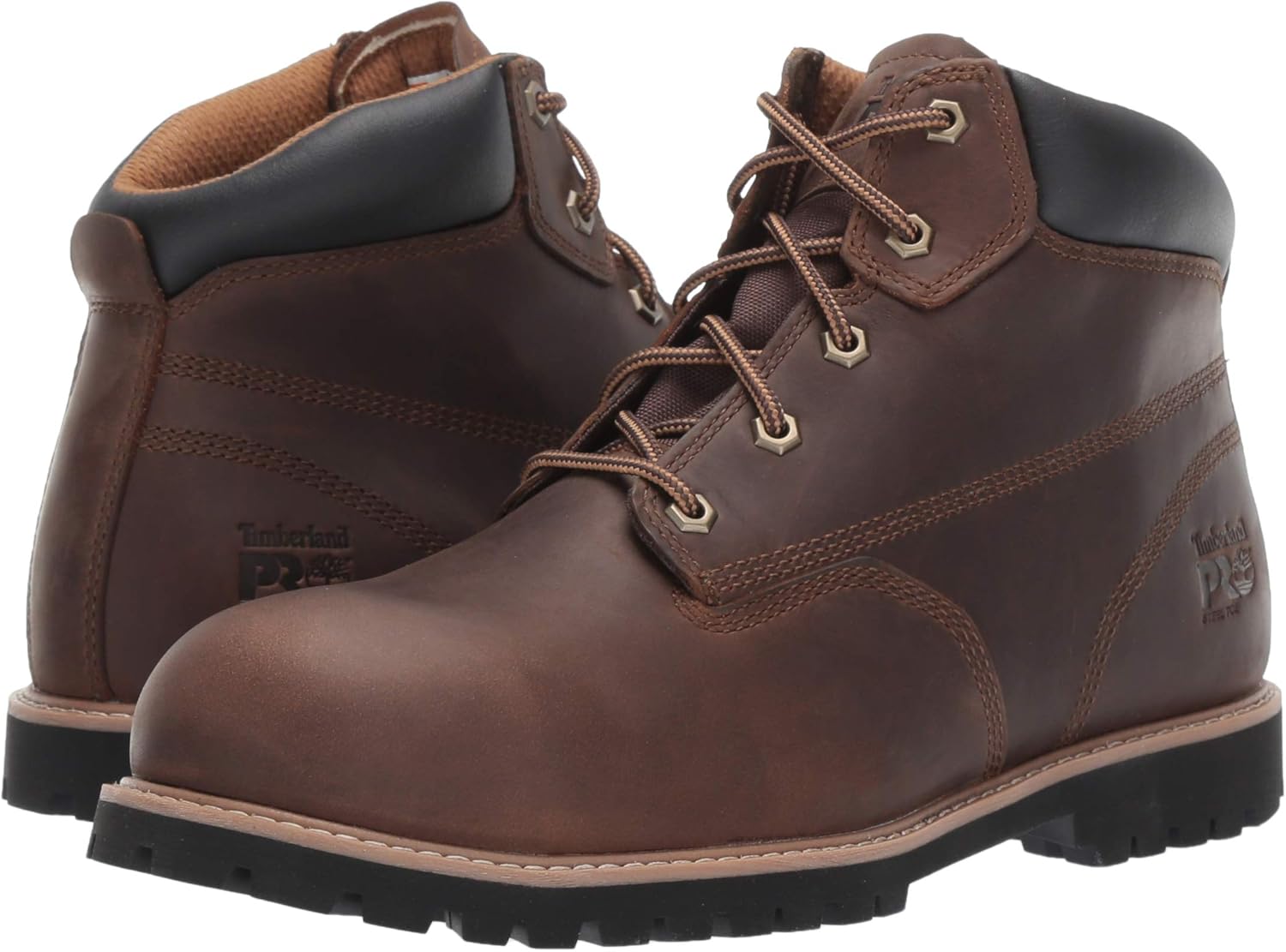 Timberland PRO Men's Gritstone 6 Inch Steel Safety Toe Industrial Work Boot, Brown, 15: Shoes