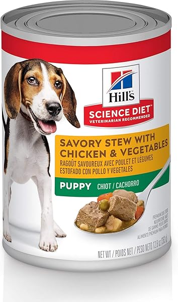 HILL’S SCIENCE DIET SAVORY STEW WITH CHICKEN &...
