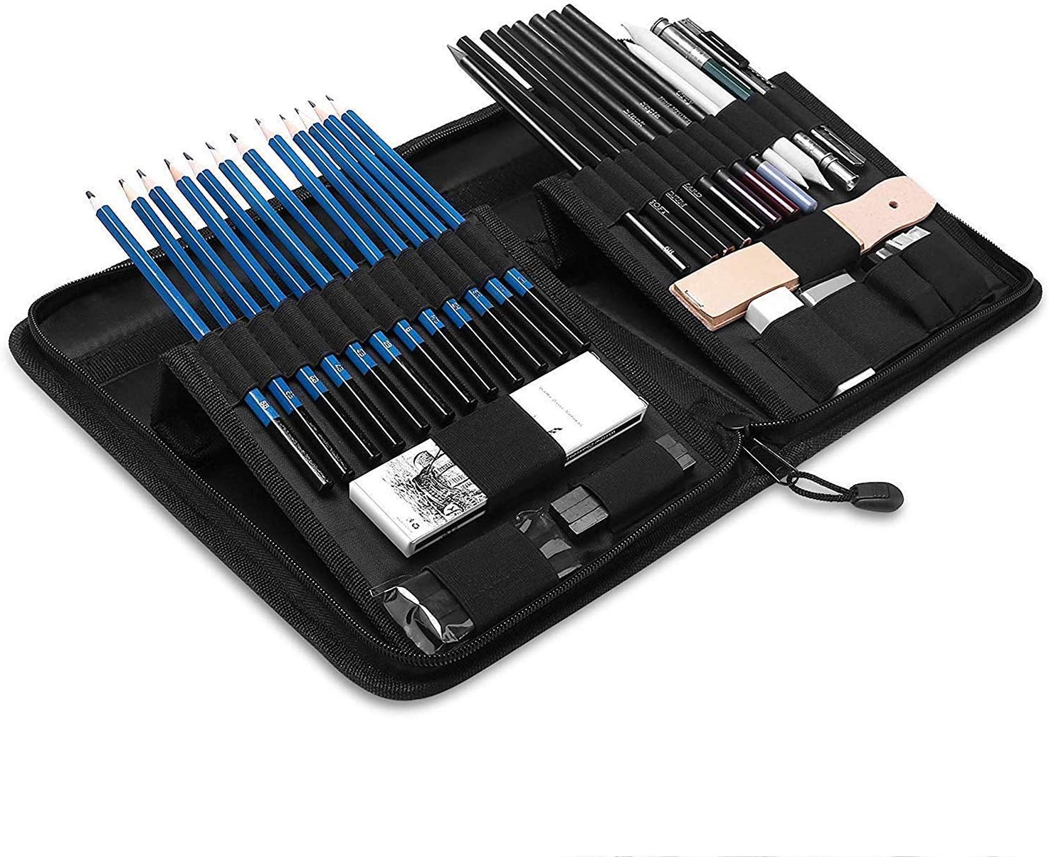 Pencil Drawing Kit Sketch Set Art Sketching Supplies With Case For Adults Teens Kids