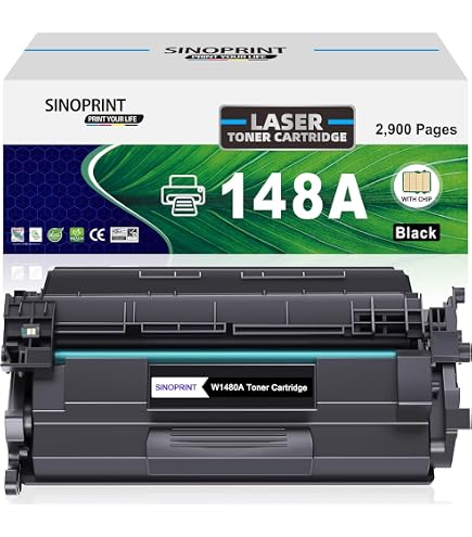 Cartouches De Toner Noir Compatibles W1480A/148A - Remplacement HP LaserJet Pro 4001 & 4101 - 2900 Pages