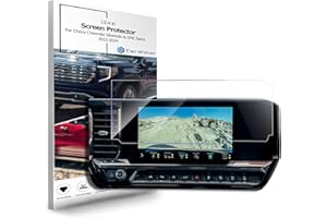 Carwiner Screen Protector for Chevy Chevrolet Silverado & GMC Sierra 13.4” 2022-2025 1500 2500 3500 for Chevy Silverado Anti Glare Fingerprint Navigation Protection Tempered Glass Accessories