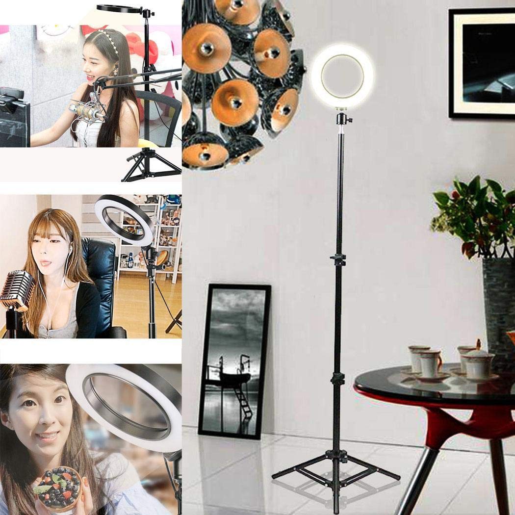 amiubo Transmitir fotografía en Vivo Luz de Relleno Cámara LED Flash Luz Regulable Flashes con Zapata