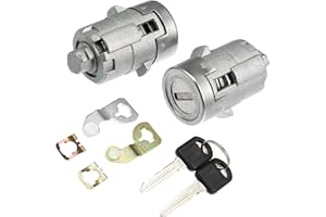 ACROPIX 1 Pair Door Lock Cylinder Set with Key for GMC Sierra 1500 2500 3500 Yukon for Chevy Silverado Tahoe Suburban Front L