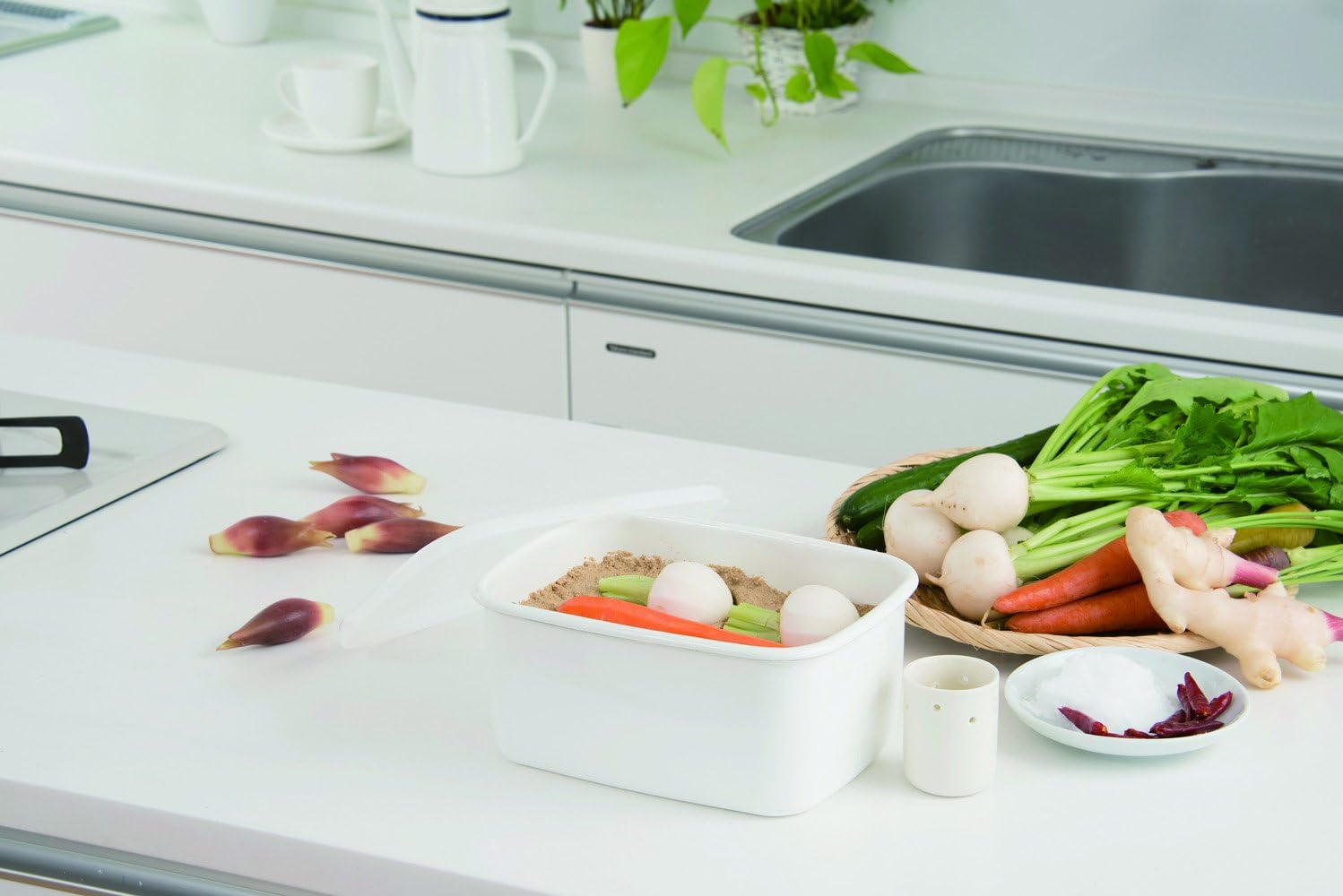 トンボ ぬか漬けポット水取器付角3.3型