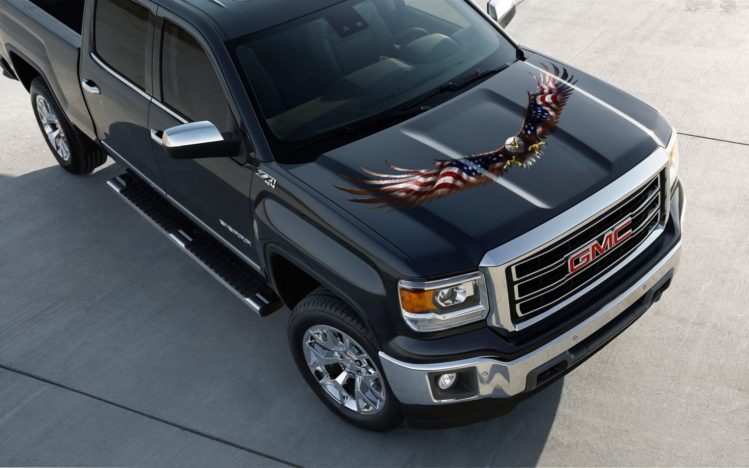 Semi Trailer Decals Bald Eagle American Flag Truck Vinyl Graphics Car