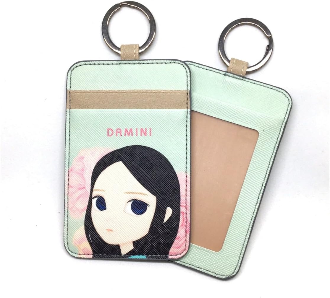 DAMINI Character Neck Card Wallet, Korean Artworks, Time to Blossom, Made in Korea