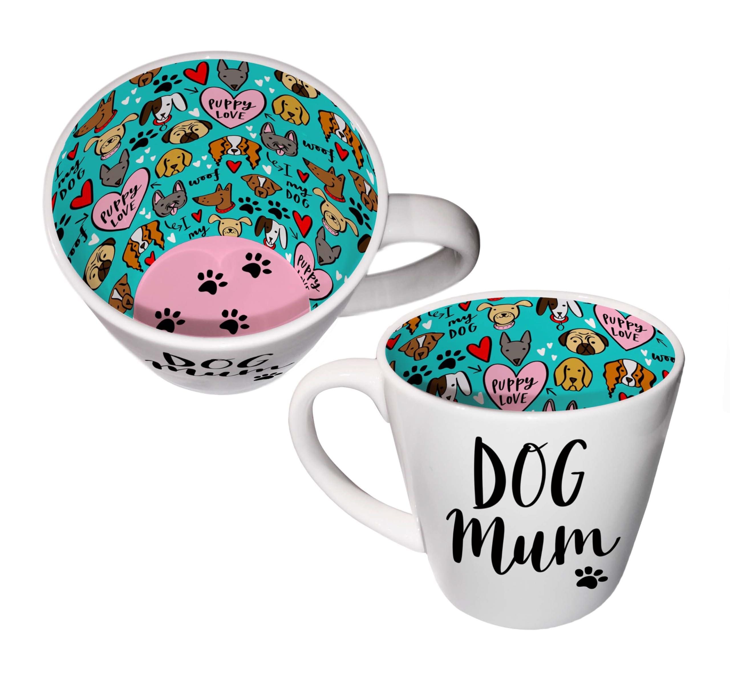 WPL Gifts Inside Out Dog Mum Mug with Gift Box (ISO176) — image 1