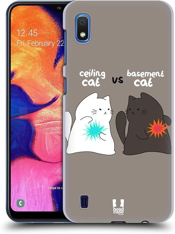 Amazon Com Head Case Designs Epic Battle Ceiling Cat Vs Basement