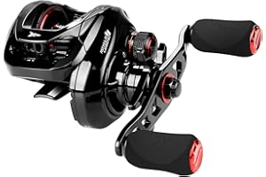 KastKing Royale Legend II Baitcasting Reels, New Compact Design Baitcaster Fishing Reel, 17.64LB Carbon Fiber Drag, Cross-Fire 8 Magnet Braking System, Available in 5.4:1 and 7.2:1