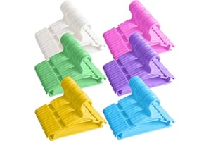 GoodtoU Baby Hangers Kids Hangers for Closet, Infant Child Clothing, Small Children, for Pants Coats Skirts (Multi, 100Pcs)