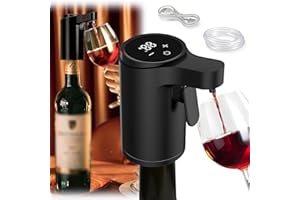 5-in-1 Smart Liquor Dispenser, Electric Wine Decanter with Aeration, Touch Pouring for Most Wine Bottles, Enhances Flavor, Re