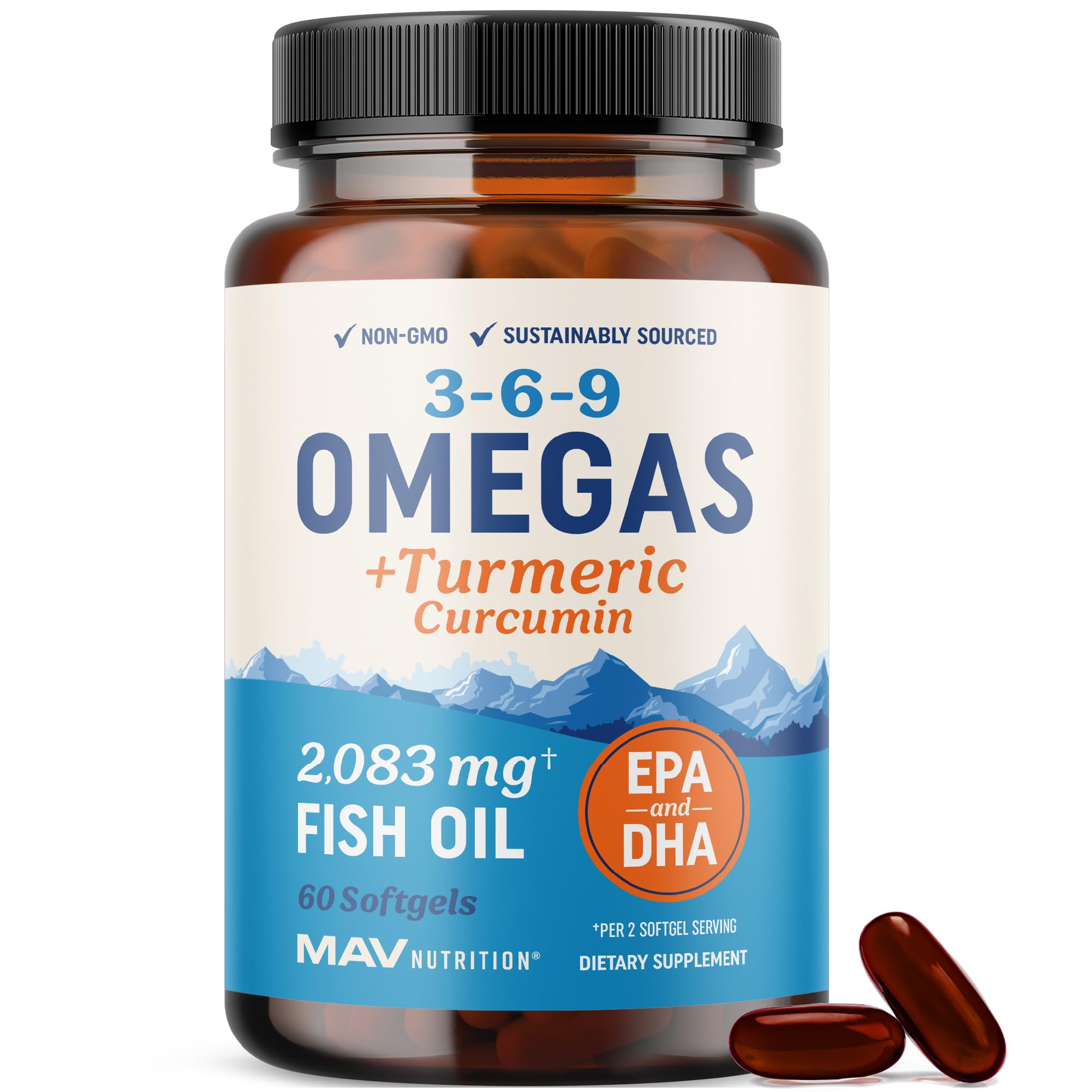 3-6-9 Omegas + Turmeric Curcumin