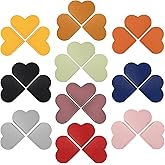 Wezdopu 30PCS Leather Heart Bookmark Leather Corner Bookmark for Teacher Thank You Gifts Graduation Gifts Teacher Bookmarks Appreciation Gifts