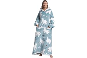 BENASS Oversized Blanket Hoodie - Wearable Blanket Adult Giant Hoodie Cozy Sweatshirt for Adults Women Men, Gift