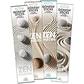 Gonesh Zen Garden Collection - Incense Sticks Variety Pack - Non-Toxic 10” Slow Burn Aromatic Sticks - Agave, Ocean, Cactus, Peppermint - 20 Sticks Each