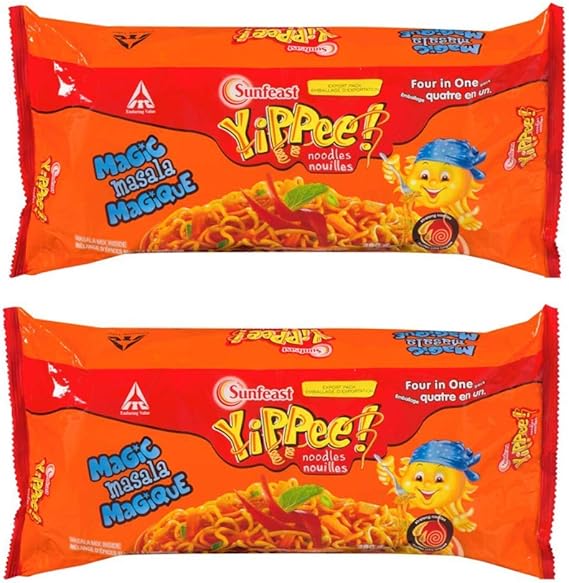 Sunfeast Yippee Noodles Magic Masala 4 in 1 Pack 280 g (Extra long