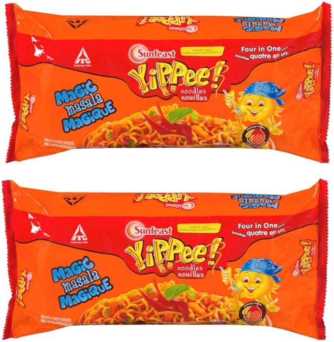 Sunfeast Yippee Noodles Magic Masala 4 in 1 Pack 280 g (Extra long