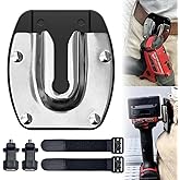 Universal Tool Holster for Tool Belt Accessories, Drill Holster for Tool Belt, All-Metal Clip-On Tool Belt Holder, Self-Locking Drill Holder for Power Drill, Impact Driver, or Other Tools with Handle