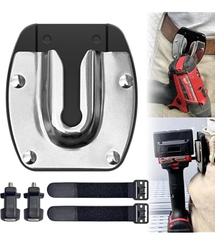 Clp On Tool Belt Drll Holder Holster Tool Belt Clp For Tape Measure - View #4