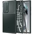 Spigen Optik Armor Designed for Galaxy S24 Ultra Case (2024) [Military-Grade Protection] - Abyss Green