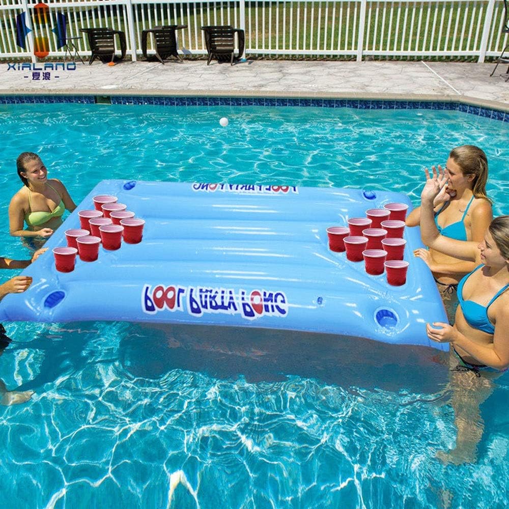 Ssbh Beer Pong Pool Float Inflatable Floating #vegas #pool #parties #today Ssbh Beer Pong Pool Float Inflatable Floating