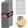 Amazon.com: Made in USA EZStudRack Adjustable Shelf Brackets, 8-Pack (4 ...