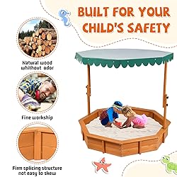ISBA Sandbox with Lid Wood Sandbox with