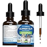 Pet Wellbeing Slippery Elm for Cats - Organic Herb, Supports Healthy Digestive Tract, Gut Lining, Throat Comfort, Lower Urina