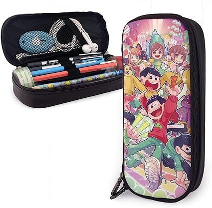 Amazon おそ松くん 1 鉛筆ケース ペンケース 筆箱文具収納 鉛筆ケース ペンケース かわいい 大容量 筆箱 ペン箱 収納バッグ 学生 子供 誕生日 入学ギフト 男女兼用 筆箱 皮革 文具収納 ポーチ ペンシルケース 化粧ポーチ 軽量 多機能 大容量 人気 お祝い プレゼント