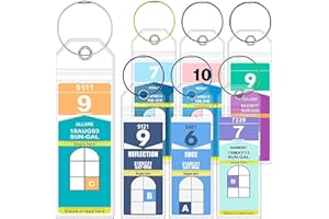 ME.FAN 7 Pack Cruise Luggage Tag Holder for Royal Caribbean & Celebrity, Clear Cruise Tags Holder - Waterproof, Reusable, Zip Seal, Cruise Essentials
