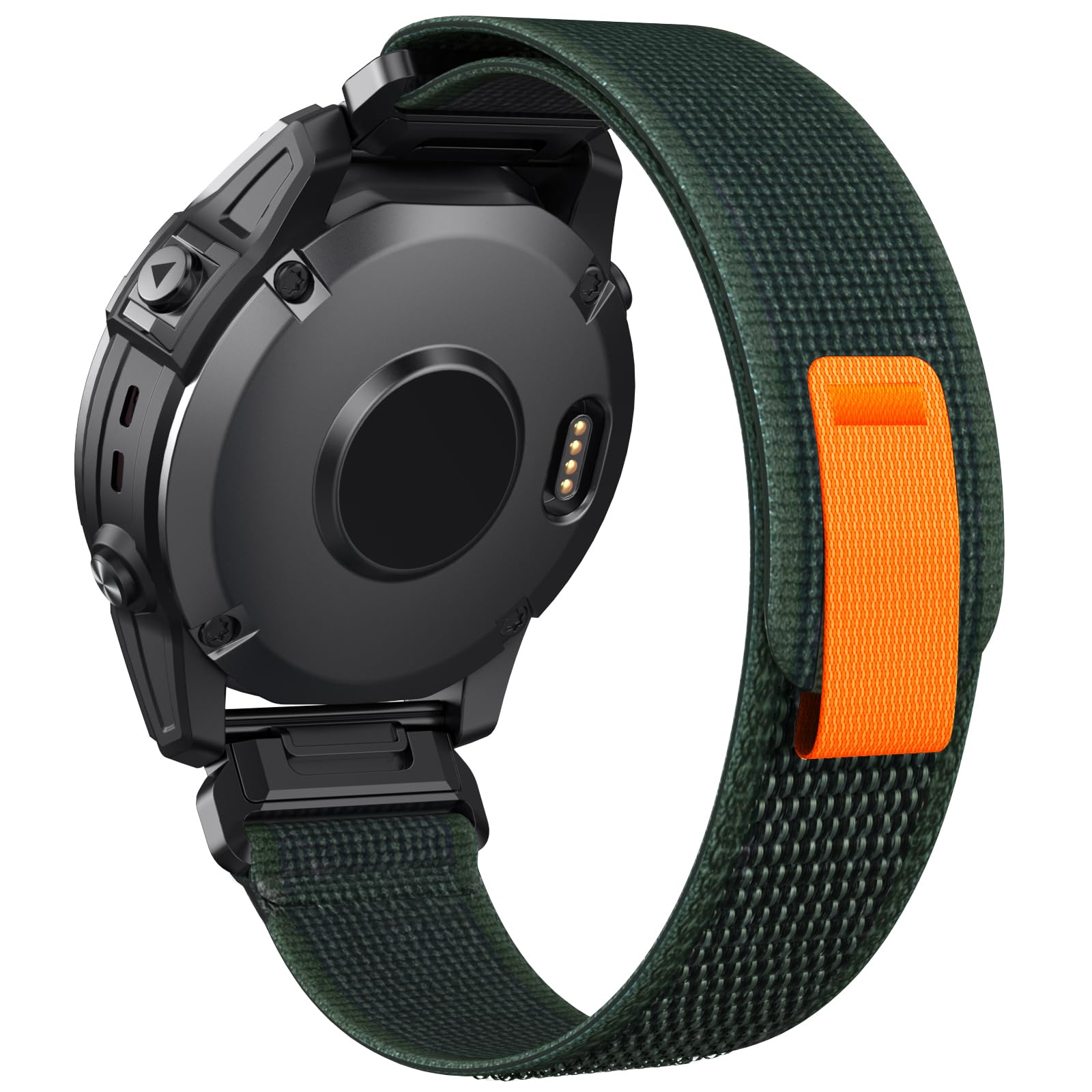 NotoCity for Garmin Fenix 6x Pro Strap, for Garmin Fenix 5x/5x Plus/6x/7x/7x Pro Strap, Quickfit 26mm for Fenix 3/3HR, 8/8 Pro 51mm, Descent Mk1, Instinct 2X, Epix Pro 51mm(Army Green)