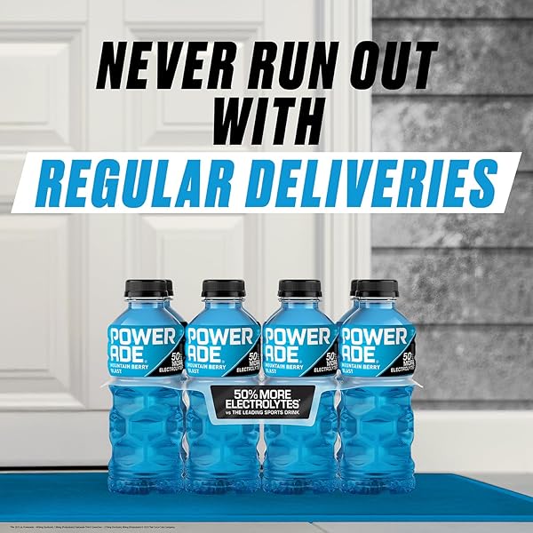 POWERADE ZERO MIXED BERRY BOTTLES, 20 FL OZ, 8 PACK