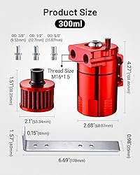 EVIL ENERGY Oil Catch Can, 300ML Baffled Oil Can