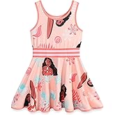 Disney Moana Girls Sleveless Dress for Toddler and Big Kids