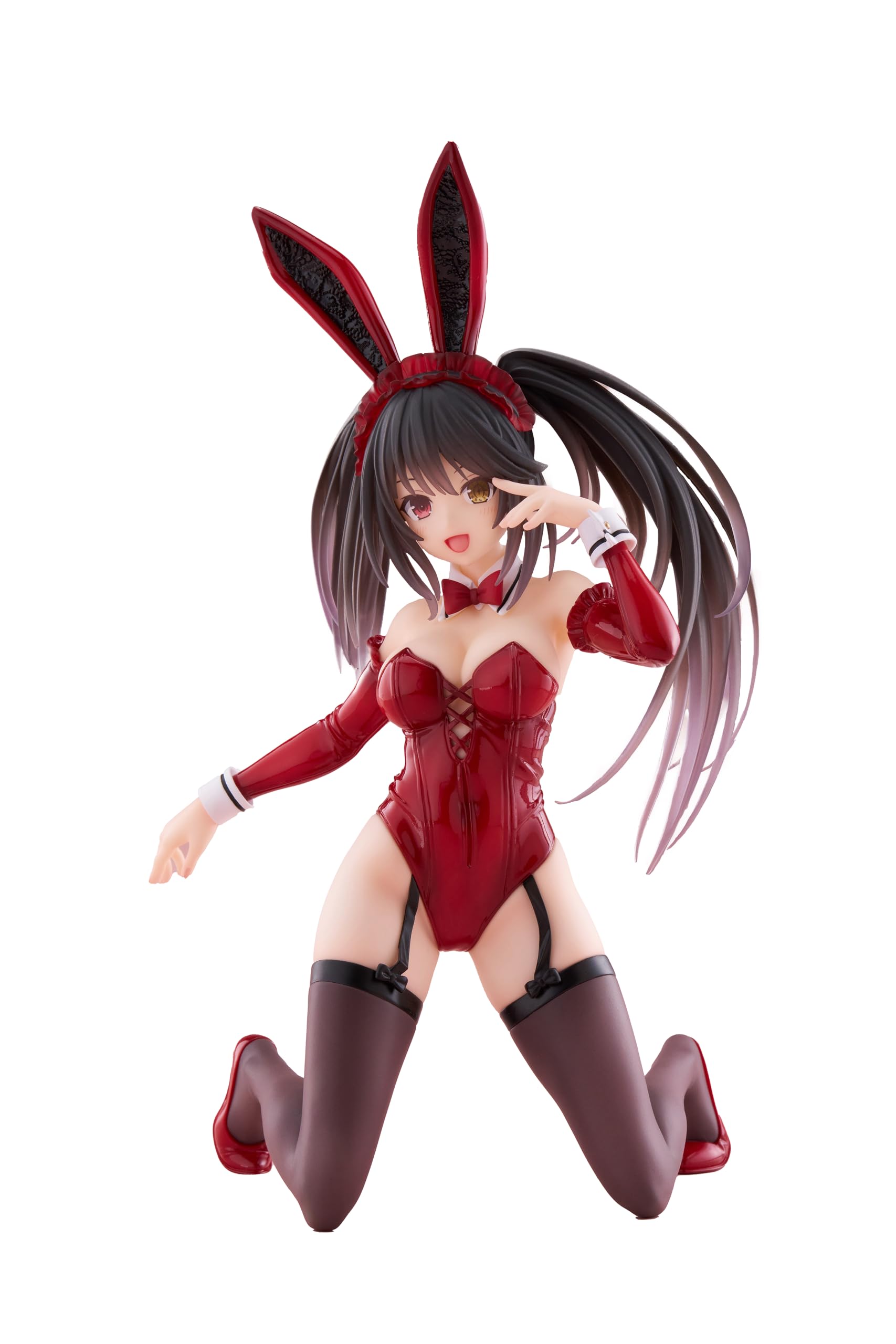 Date A Live V PVC Statue Desktop Cute Figure Kurumi Tokisaki Bunny Ver. 13 cm