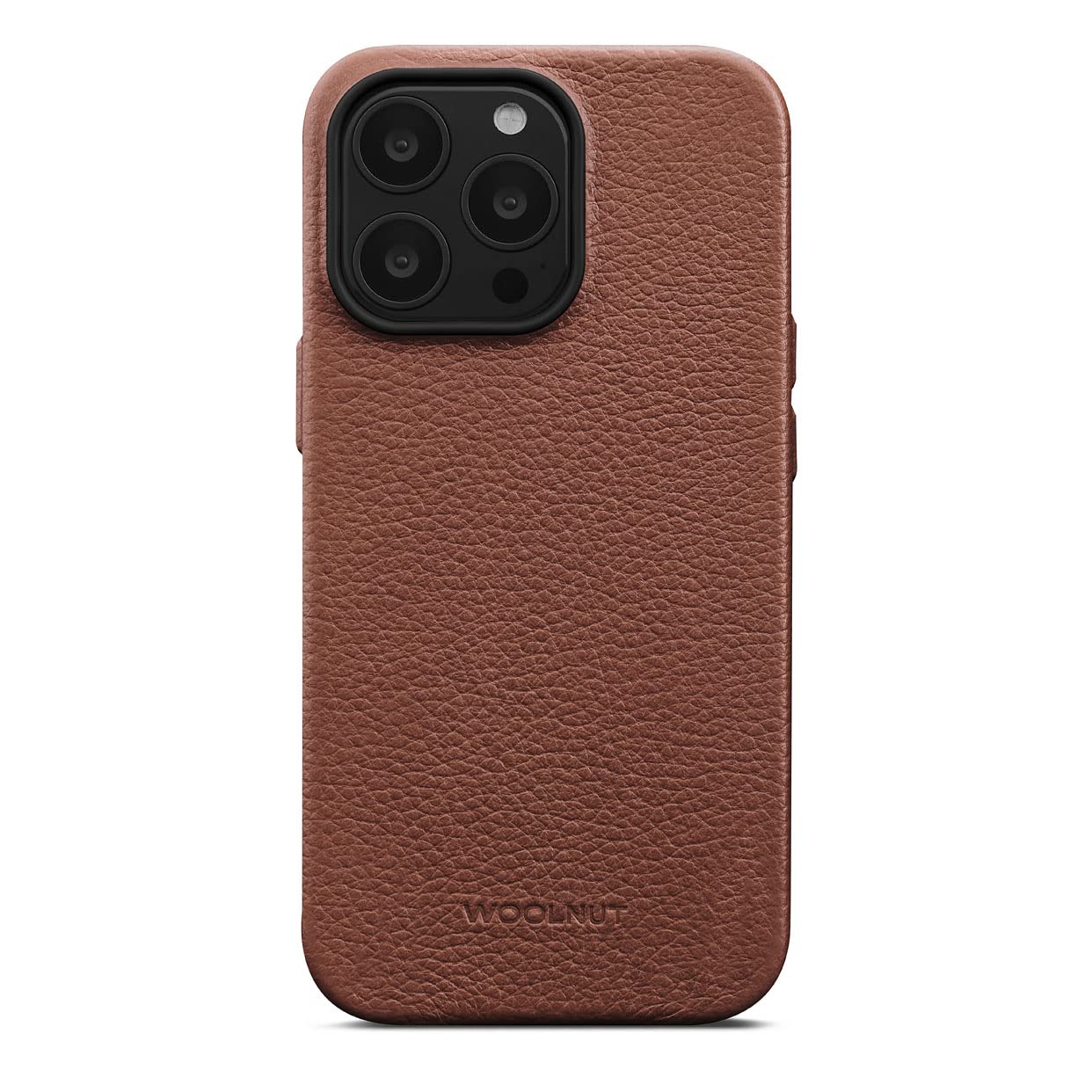 Woolnut Leather Case Cover for iPhone 13 Pro - Cognac Brown — image 1