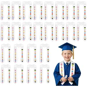 Blayvorn 24 Pcs Kindergarten Graduation Sash 2026 Bulk, Preschool Graduation Stole for Ceremony Photo Props Supplies