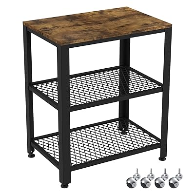 IRONCK Industrial Kitchen Cart 3-Tier Rolling Serving