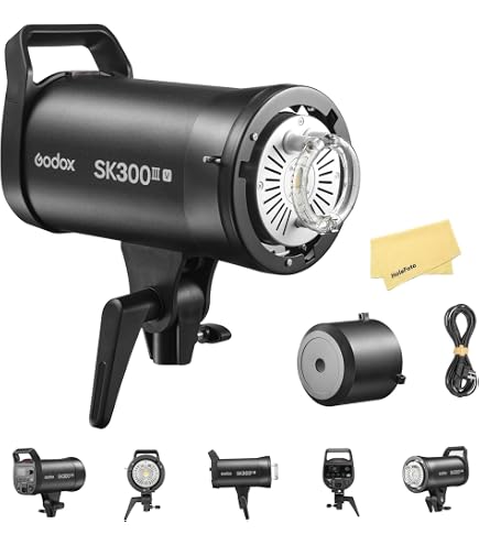 Amazon.com : Godox SK300II-V Upgraded Studio Flash Light 300Ws