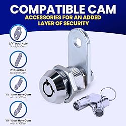 FJM Security MEI-2400AS-KA Tubular Cam Lock for